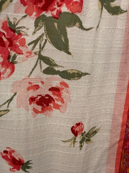 Free People Patchwork Paisley & Floral Button-Front Blouse - Pink Multi - Picture 9 of 12